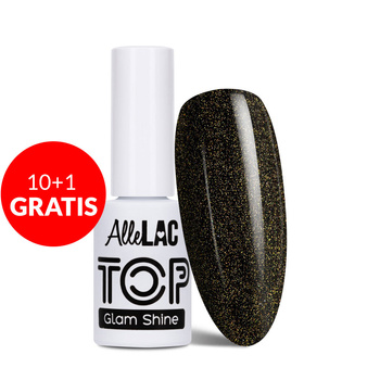 10+1gratis Top Glam Shine no wipe AlleLac Peridot 5g Nr 3