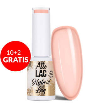 10+2gratis Lakier hybrydowy AlleLac Creamy French HEMA/Di-HEMA Free 5g Nr 191