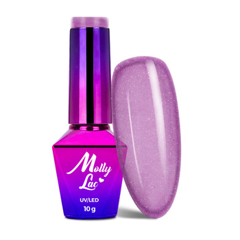 Lakier hybrydowy MollyLac Glowing Time 10g Nr 235