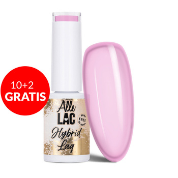 10+2gratis Lakier hybrydowy AlleLac Creamy French HEMA/Di-HEMA Free 5g Nr 186