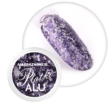 Pyłek do paznokci metaliczne Płatki Alu Allepaznokcie 0,2 g Nr 14