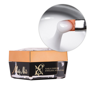 Samopoziomujący mleczny żel budujący self-leveling builder gel LED/UV Freeze Easy Molly Nails by Ewelina Staszak HEMA Free 15g
