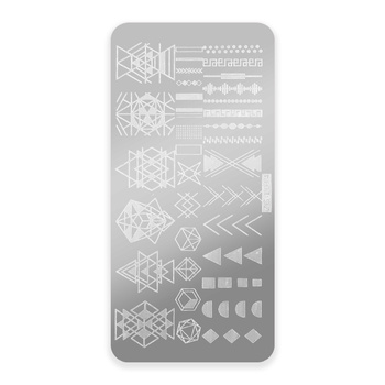 Blaszka do stempli ze wzorkami ZG-L014