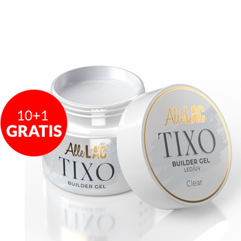 10+1gratis Żel budujący z tiksotropią AlleLac Tixo Builder Gel Clear 45g