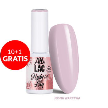 10+1gratis Lakier hybrydowy LED/UV Gel Polish Pinks PI17 Cream Blush AlleLac HEMA/Di-HEMA Free 6g