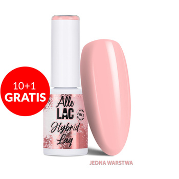 10+1gratis Lakier hybrydowy LED/UV Gel Polish Nudes N1 Pastel AlleLac HEMA/Di-HEMA Free 6g