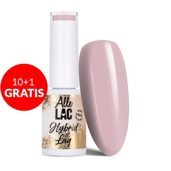10+1gratis Lakier hybrydowy nasycona pigmentacja AlleLac Limited Edition HEMA/Di-HEMA Free 5g Nr 203