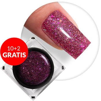 10+2gratis Żel do paznokci Shine on you Fuchsia Shine MollyLac HEMA/Di-HEMA Free 50g