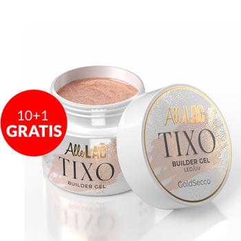 10+1gratis Żel budujący z tiksotropią AlleLac Tixo Builder Gel GoldSecco 45g