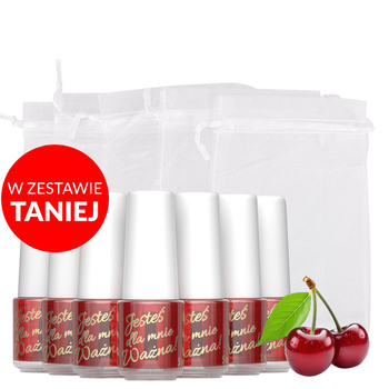 100sztuk Oliwka okazjonalna do skórek i paznokci o zapachu wiśni z woreczkiem 5 ml