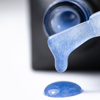 Top matowy no wipe Molly Nails Sweater Cotton Top Blue HEMA/Di-HEMA Free 10g Nr 2