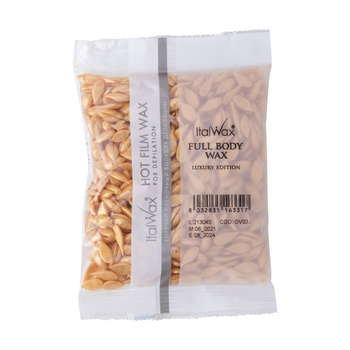 Wosk twardy w dropsach niskotemperaturowy do depilacji bezpaskowej ItalWax Full Body Film Wax 100 g