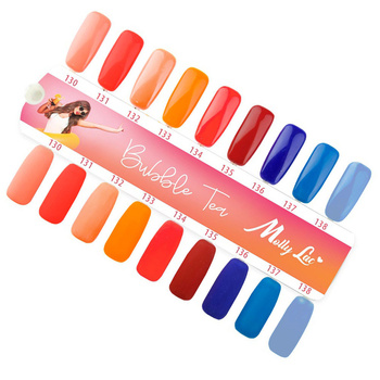 Wzornik MollyLac Bubble Tea połysk i mat 9 Kolorów