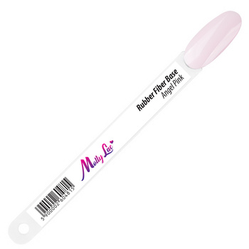 Wzornik patyczek MollyLac Rubber Fiber Base Angel Pink