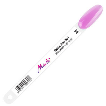 Wzornik patyczek Rubber Base 2w1 Up&Colour Light Purple Nr 4
