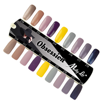 Wzornik MollyLac Obsession połysk i mat 9 Kolorów