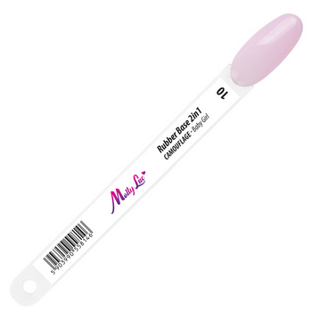 Wzornik patyczek Rubber Base 2w1 Camouflage Baby Girl Nr 10