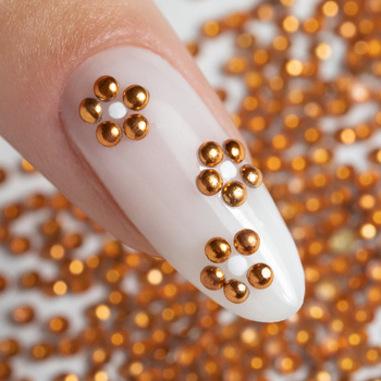 ShinePins gładkie ćwieki błyskotki ozdoby do paznokci mini NTN Premium Nr 10 5g